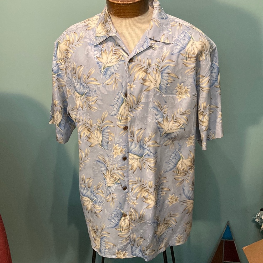 Joseph A Bank Mens Silk Shirt